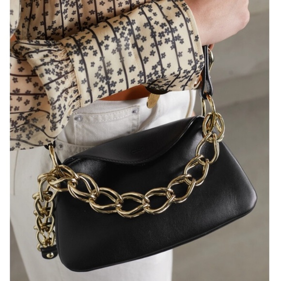 Chloe Handbags - Chloé Juana Mini Leather Shoulder Bag - Black NWT